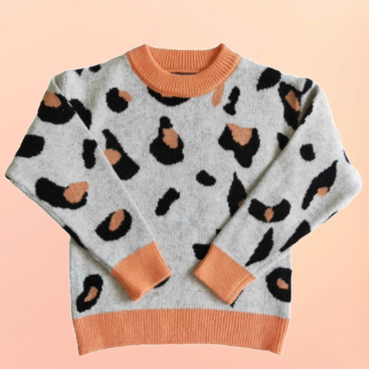 Preppy Leopard Sweater